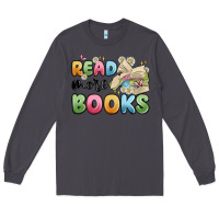 Smoke read more books Long Sleeve Tee - MaliasSmallBusiness