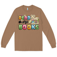Toasted Coconut read more books Long Sleeve Tee - MaliasSmallBusiness