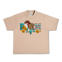 Burro Western Farm Life Rooster Head Urban Heavy Tee - LillyAllenDesigns