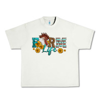 Pistachio Western Farm Life Rooster Head Urban Heavy Tee - LillyAllenDesigns
