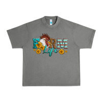 Tornado Western Farm Life Rooster Head Urban Heavy Tee - LillyAllenDesigns