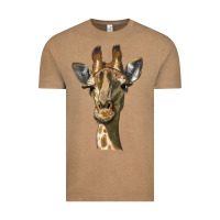 Vintage Coffee giraffe head Vintage Tee - LillyAllenDesigns