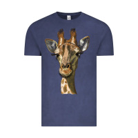 Vintage Denim giraffe head Vintage Tee - LillyAllenDesigns