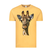 Vintage Mustard giraffe head Vintage Tee - LillyAllenDesigns