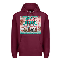 Burgundy sassy just like my mama Premium Hoodie - JahusDesignShop