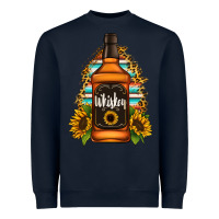 Navy whiskey bottle Heavyweight Sweatshirt - Jasminsmagicworld