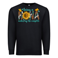 Black Being a Nana Makes My Life Complete Premium Sweatshirt - texasbilliewilder
