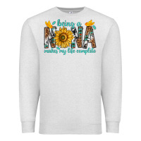 Oatmeal Heather Being a Nana Makes My Life Complete Premium Sweatshirt - texasbilliewilder