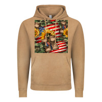 Vintage Camel usa flag with army boot seamless pattern Vintage Hoodie - BundleAndBundleShop