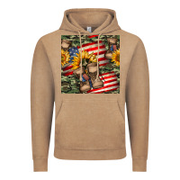 Vintage Coffee usa flag with army boot seamless pattern Vintage Hoodie - BundleAndBundleShop