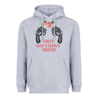Heather Grey Hot Southern Mess Heavyweight Hoodie - Bettercallsaul