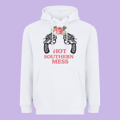 Hot Southern Mess Heavyweight Hoodie Designed By Bettercallsaul