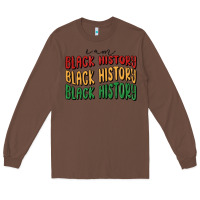 Chestnut i am black history Long Sleeve Tee - MaliasSmallBusiness