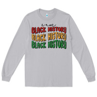 Moon Dust i am black history Long Sleeve Tee - MaliasSmallBusiness