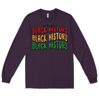 Plum i am black history Long Sleeve Tee - MaliasSmallBusiness