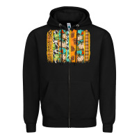 Black fall brushstroke Zipper Hoodie - BundleAndBundleShop