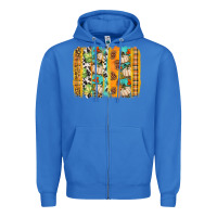 True Royal fall brushstroke Zipper Hoodie - BundleAndBundleShop