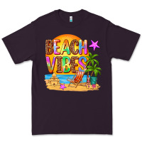 Plum beach vibes Premium Tee - AdoDesignShop