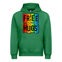 Emerald free hugs Urban Hoodie - OliviaCreatesArt