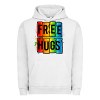 Pigment Lunar Rock free hugs Urban Hoodie - OliviaCreatesArt