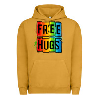 Pigment Peanut Butter free hugs Urban Hoodie - OliviaCreatesArt
