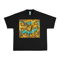 Black Bumble Bees Urban Heavy Tee - LillyAllenDesigns