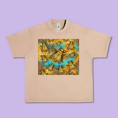 Bumble Bees Urban Heavy Tee Designed By Lillyallendesigns