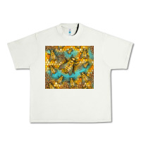 Pistachio Bumble Bees Urban Heavy Tee - LillyAllenDesigns