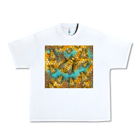 White Bumble Bees Urban Heavy Tee - LillyAllenDesigns
