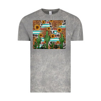 Western Cactus And Sunflowers Vintage Tee | Teevron