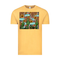 Vintage Mustard western cactus and sunflowers Vintage Tee - Jasminsmagicworld