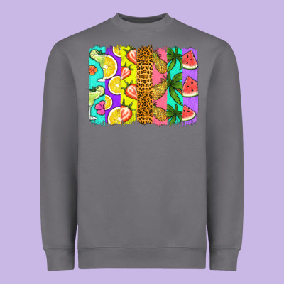 Summer Brushstroke Heavyweight Sweatshirt Designed By Jasminsmagicworld