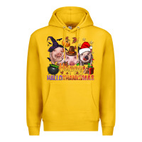 Lemon Happy Hallothanksmas Pigs Premium Hoodie - NancyCooperArtShop