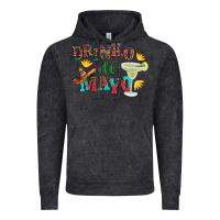 Vintage Black drinko de mayo with margarita and  sombrero Vintage Hoodie - Artiststas