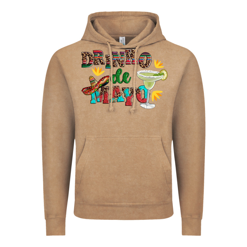 Drinko De Mayo With Margarita And  Sombrero Vintage Hoodie by Artiststas | Teevron
