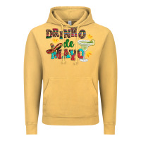 Vintage Mustard drinko de mayo with margarita and  sombrero Vintage Hoodie - Artiststas