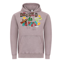 Vintage Zinc drinko de mayo with margarita and  sombrero Vintage Hoodie - Artiststas