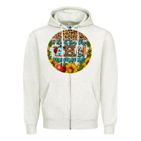 Oatmeal Heather i do it for the aha moments round earring Zipper Hoodie - BundleAndBundleShop