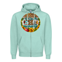 Seafoam i do it for the aha moments round earring Zipper Hoodie - BundleAndBundleShop