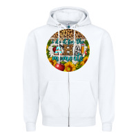 White i do it for the aha moments round earring Zipper Hoodie - BundleAndBundleShop
