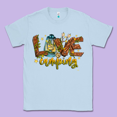 Love Camping Classic Tee Designed By Cowhidedigitalart