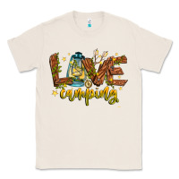 Natural Love Camping Classic Tee - CowhideDigitalArt