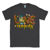 Smoke Love Camping Classic Tee - CowhideDigitalArt