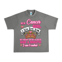 Tornado As A Cancer Girl I Was Born With My Heart On My Sleeve And A Mouth Urban Heavy Tee - Jasminsmagicworld