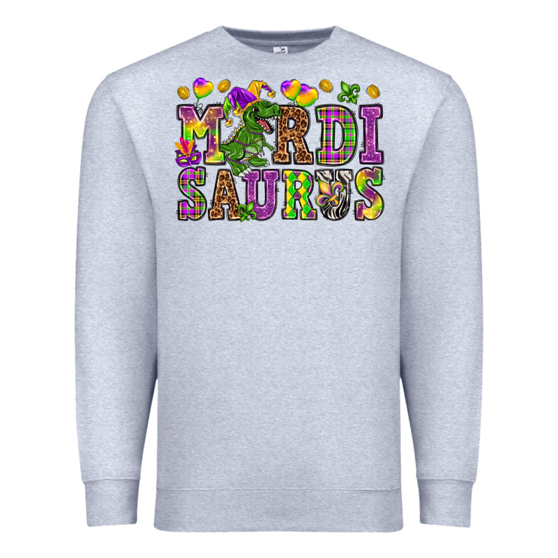 Mardi Saurus Premium Sweatshirt by NancyCooperArtShop | Teevron
