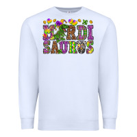 White Mardi saurus Premium Sweatshirt - NancyCooperArtShop