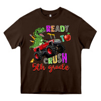 Chocolate Brown ready to crush 5th grade Heavy Core Tee - Zillion Design Studio