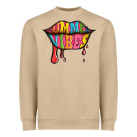 Mushroom summer vibes lips Heavyweight Sweatshirt - Jasminsmagicworld