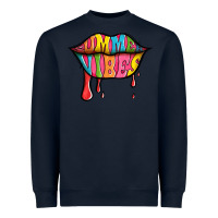 Navy summer vibes lips Heavyweight Sweatshirt - Jasminsmagicworld