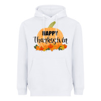White Happy Thanksgiving Heavyweight Hoodie - Bettercallsaul